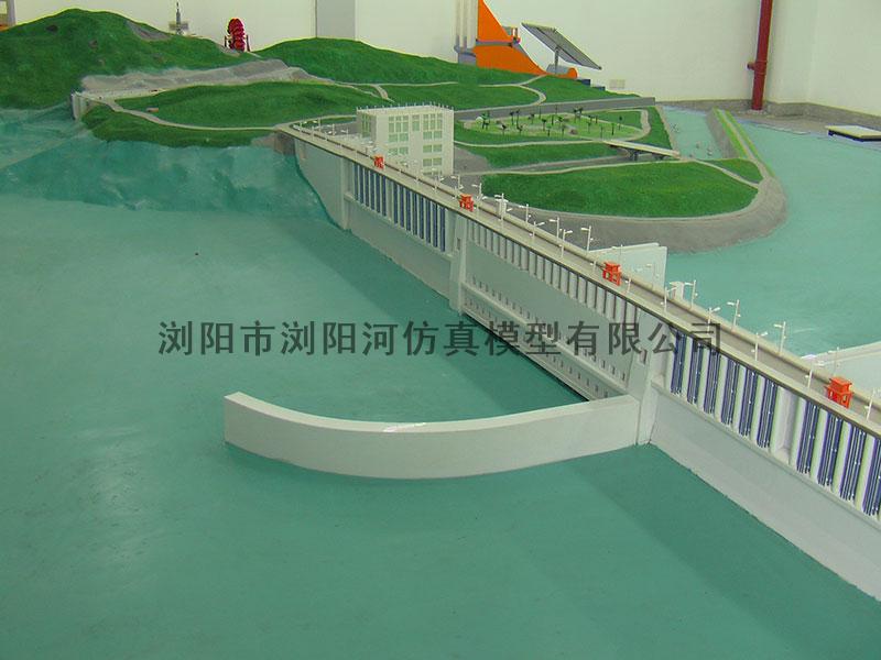 三峡电站枢纽模型